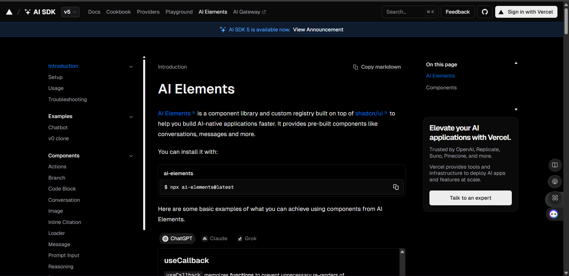 AI Elements