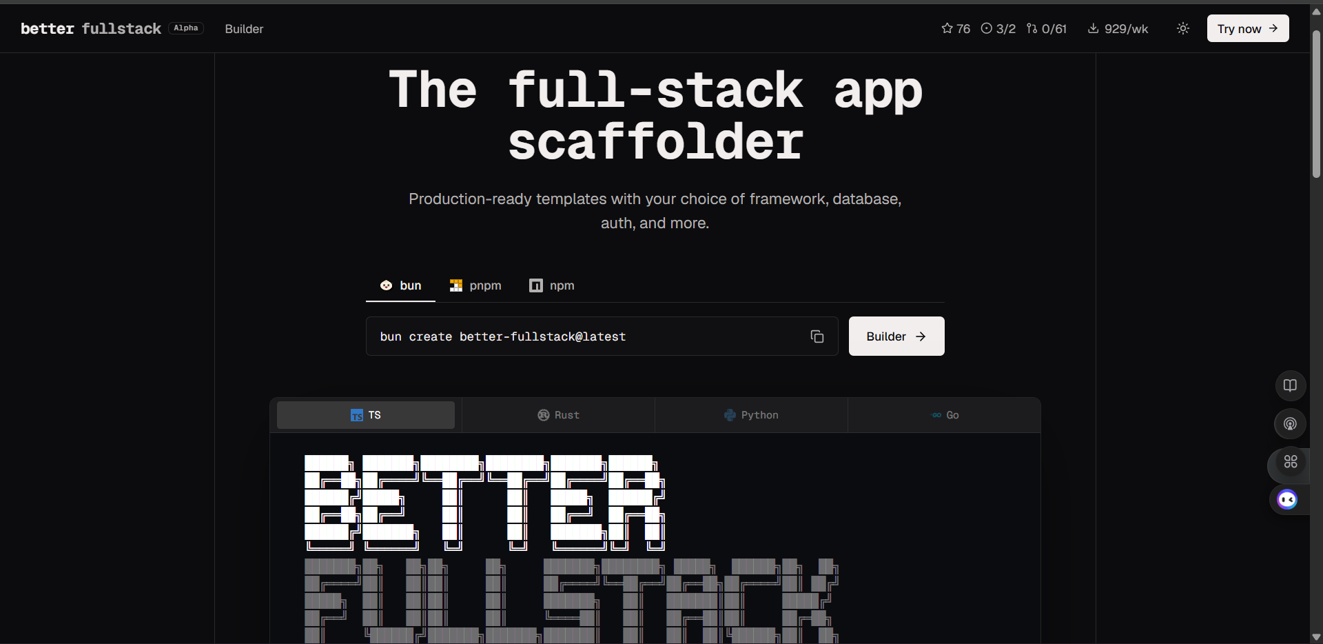 Better Fullstack