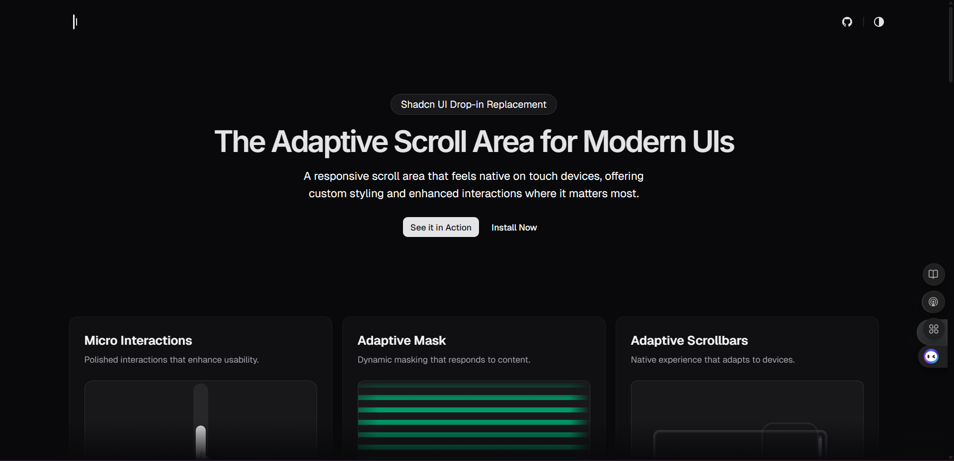 Lina Adaptive Scroll Area