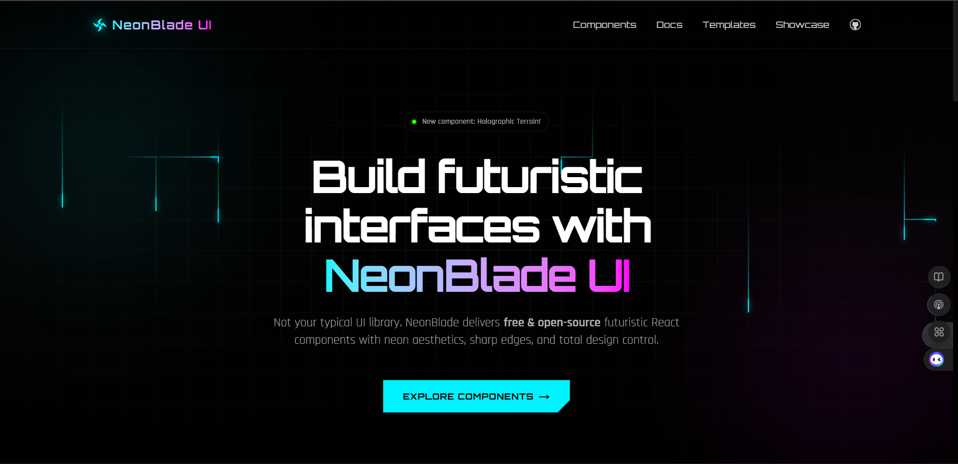 NeonBlade UI