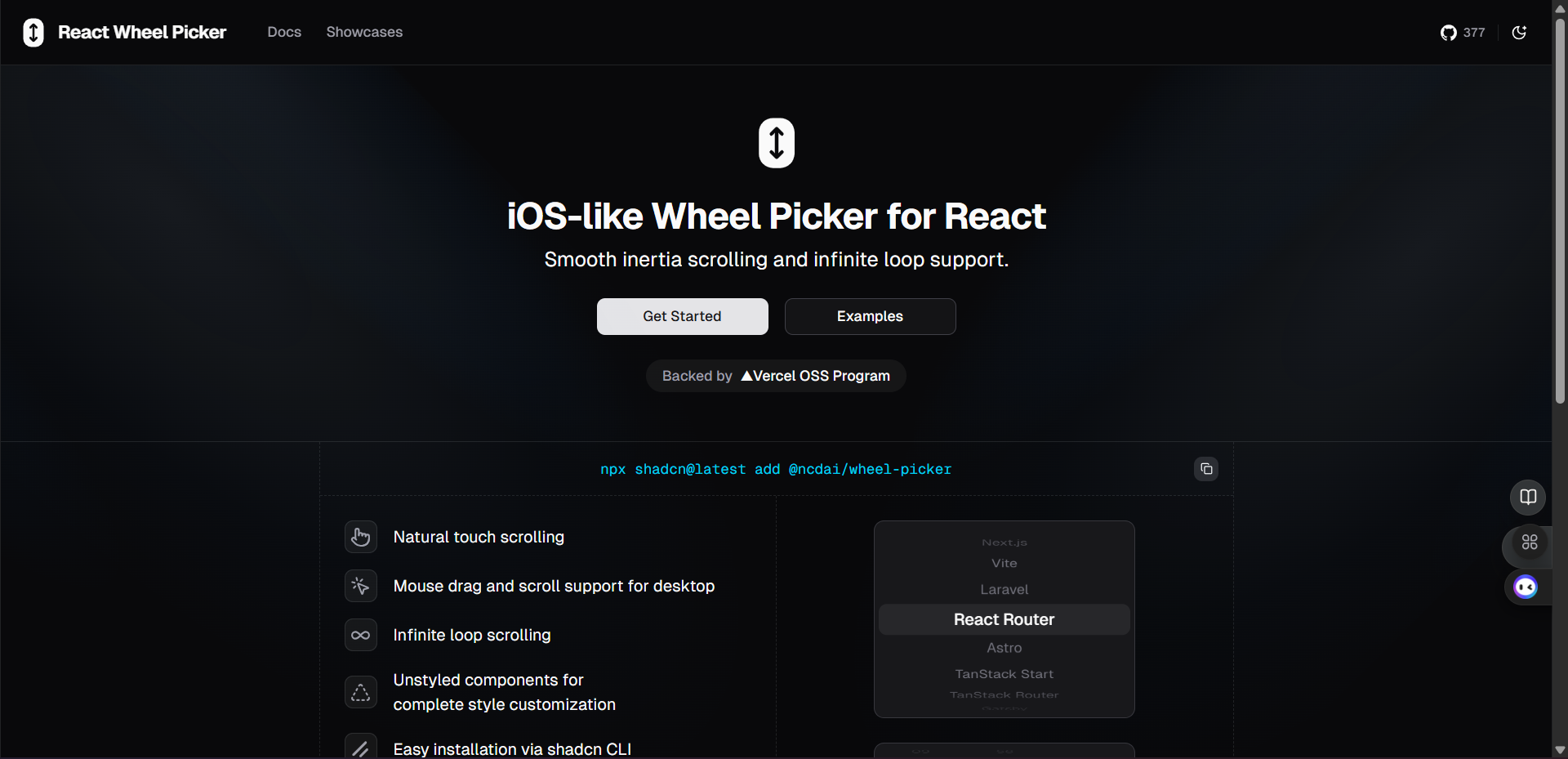 React Wheel Picker