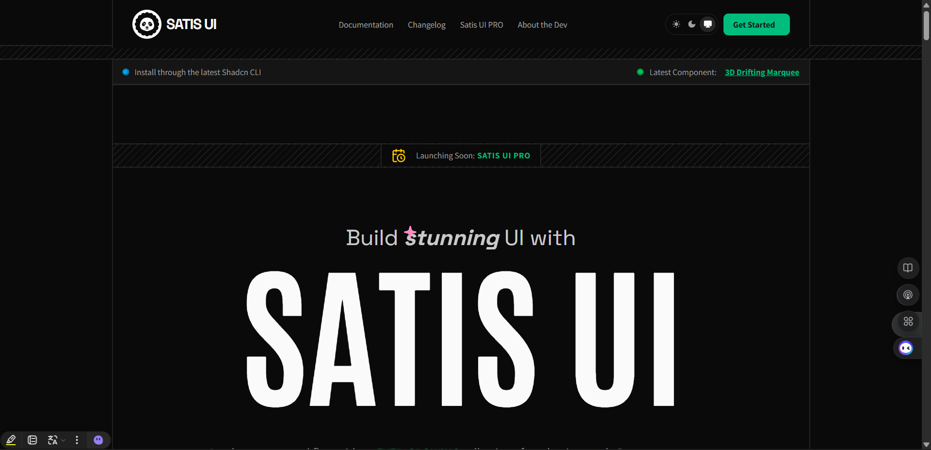 SATIS UI