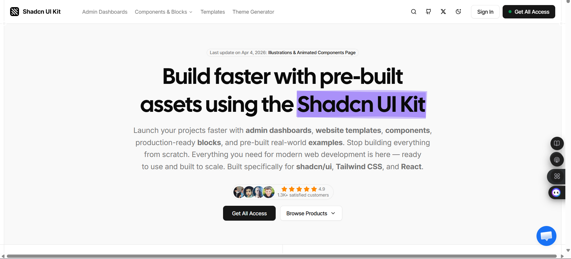 Shadcn UI Kit