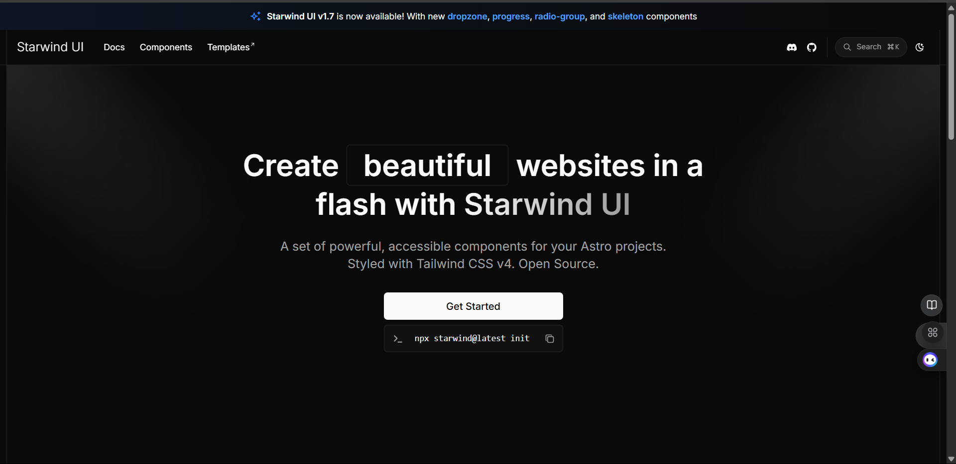 Starwind UI
