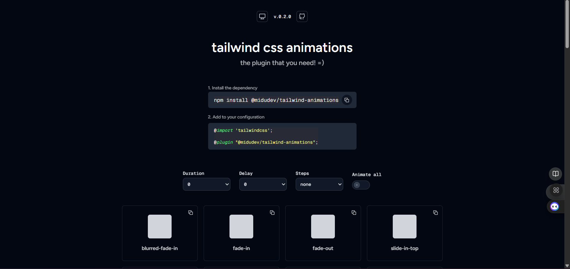 Tailwind CSS Animations